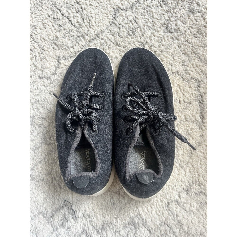 Allbirds Wool Runners Lace-Up Gray Lightweight Running Shoes Women's 8